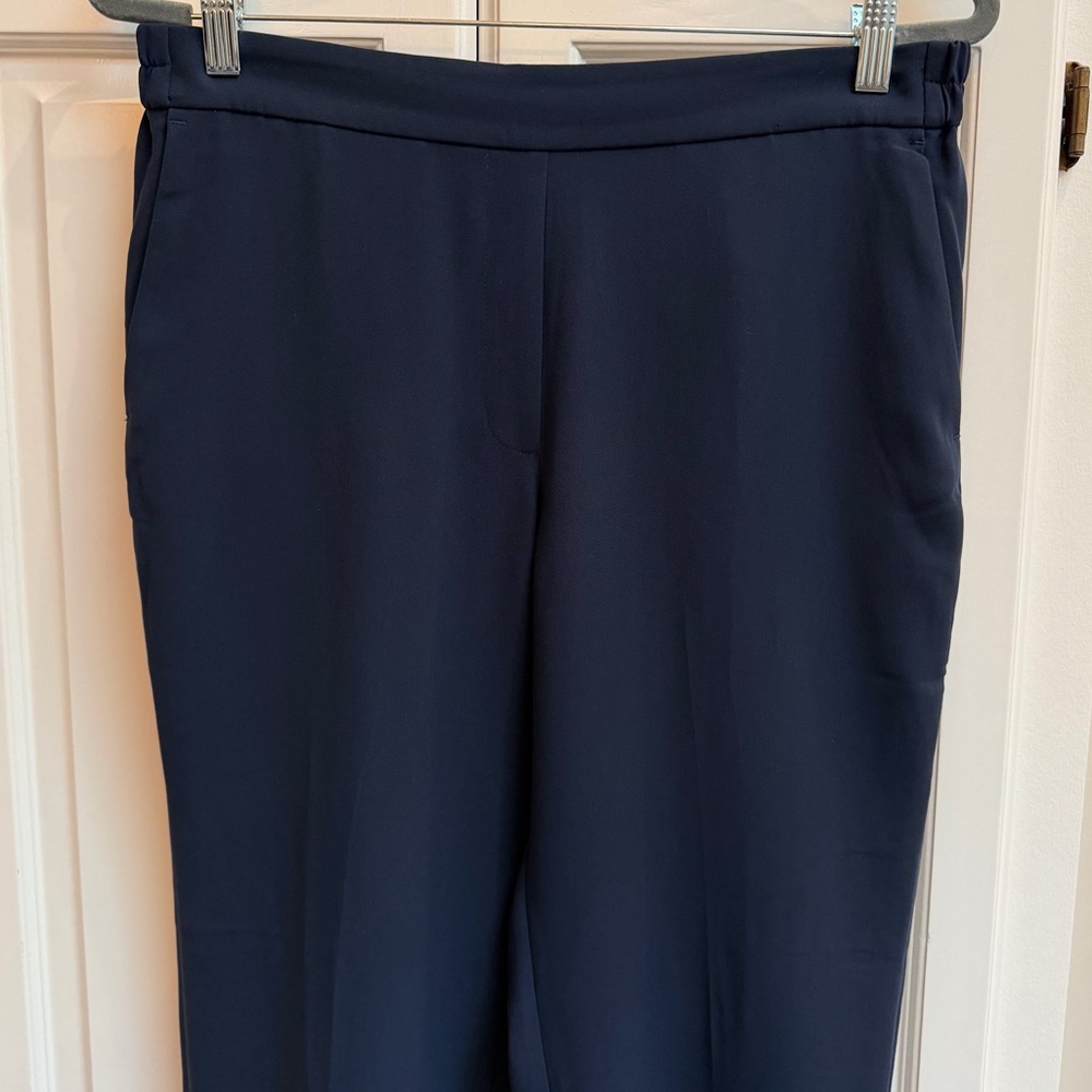J. Crew Factory Jamie Pant with Elastic Waist Navy Blue Size 12 - Picture 5 of 14
